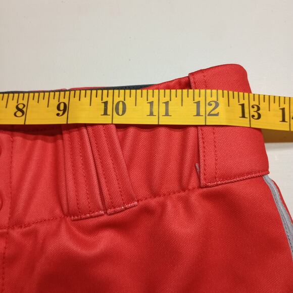 Maxim Athletic Kids Softball Baseball Athletic Pants Red - Picture 3 of 7